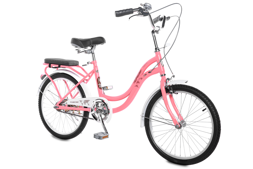 Xe Đạp Trẻ Em City Fascino FM20 20 inch Màu Hồng nhạt