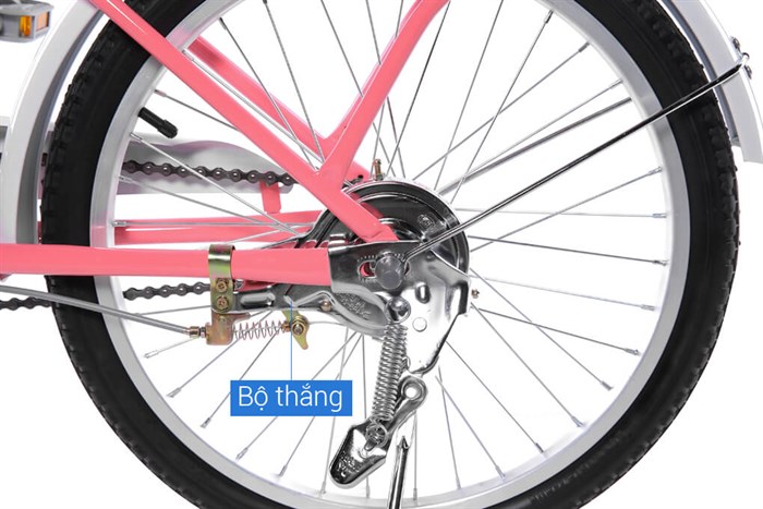 Xe Đạp Trẻ Em City Fascino FM20 20 inch Màu Hồng nhạt