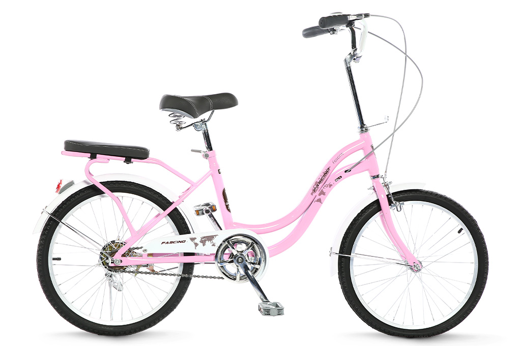 Xe Đạp Trẻ Em City Fascino FM20 20 inch Màu Hồng