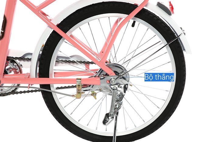 Xe Đạp Trẻ Em City Fascino FM20 20 inch Màu Hồng phấn