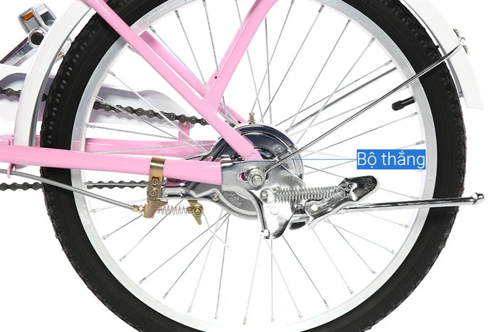 Xe Đạp Trẻ Em City Fascino FM20 20 inch Màu Hồng