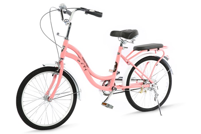 Xe Đạp Trẻ Em City Fascino FM20 20 inch Màu Hồng phấn