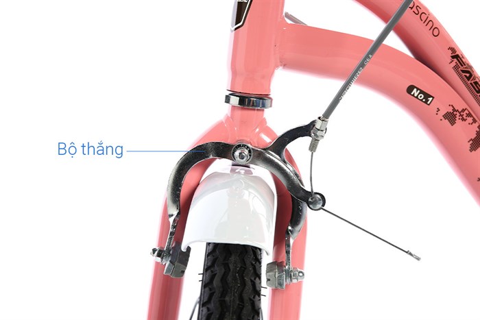 Xe Đạp Trẻ Em City Fascino FM20 20 inch Màu Hồng phấn