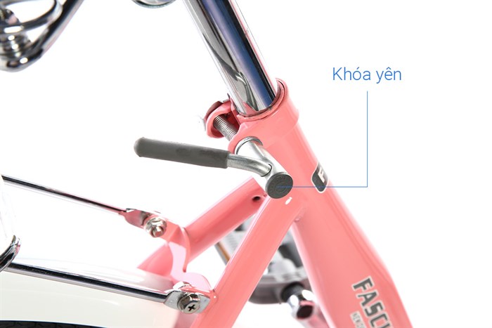 Xe Đạp Đường Phố City Fascino FM24 24 inch Màu Hồng nhạt