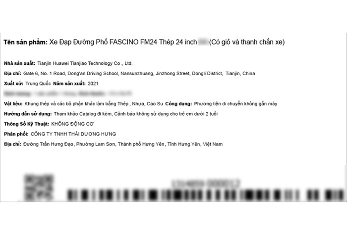 Xe Đạp Đường Phố City Fascino FM24 24 inch Màu Hồng nhạt