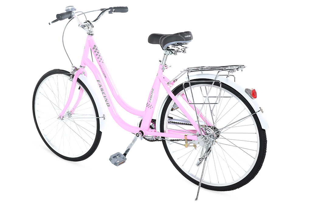 Xe Đạp Đường Phố City Fascino FM24 24 inch Màu Hồng phấn