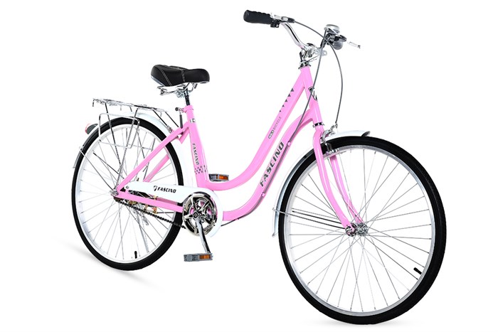 Xe Đạp Đường Phố City Fascino FM24 24 inch Màu Hồng phấn