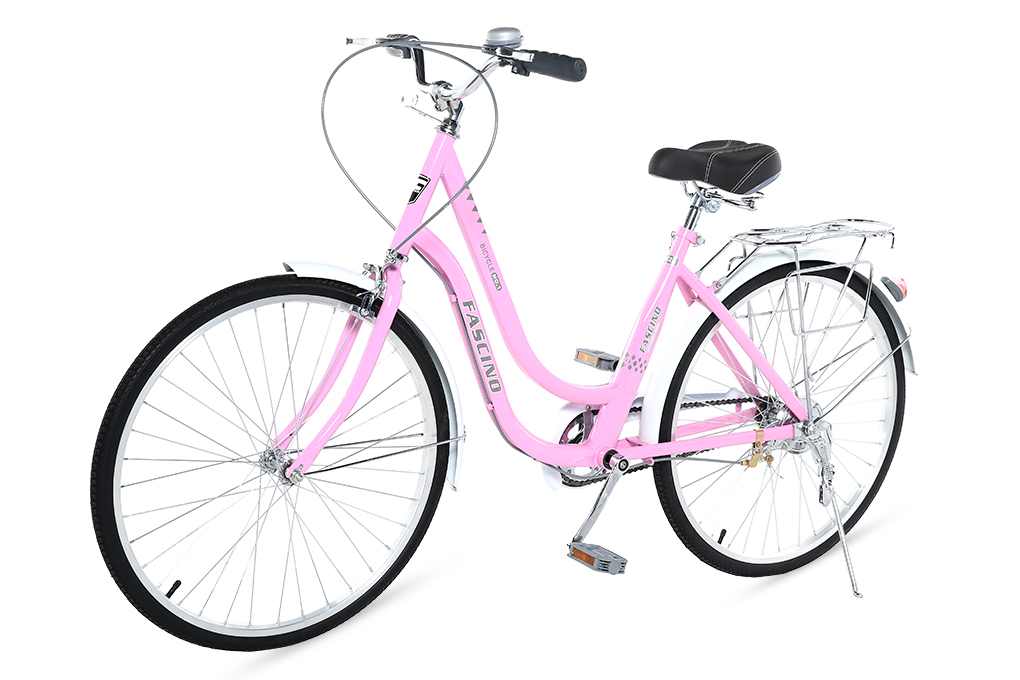 Xe Đạp Đường Phố City Fascino FM24 24 inch Màu Hồng phấn