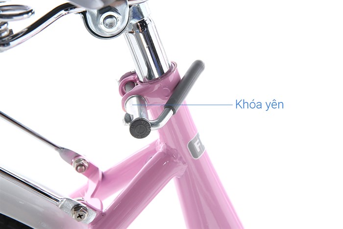 Xe Đạp Đường Phố City Fascino FM24 24 inch Màu Hồng phấn