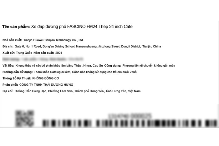 Xe Đạp Đường Phố City Fascino FM24 24 inch Màu Nâu