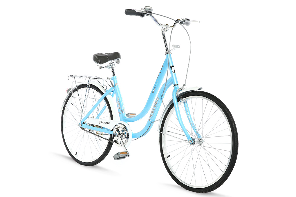 Xe Đạp Đường Phố City Fascino FM24 24 inch Màu Xanh Dương