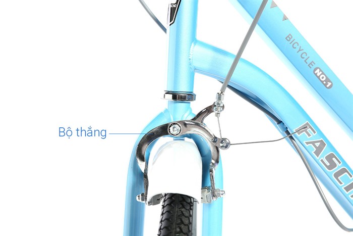 Xe Đạp Đường Phố City Fascino FM24 24 inch Màu Xanh Dương