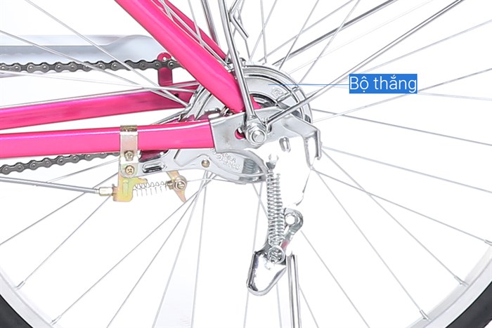 Xe Đạp Đường Phố City Fascino FM24 24 inch Màu Hồng