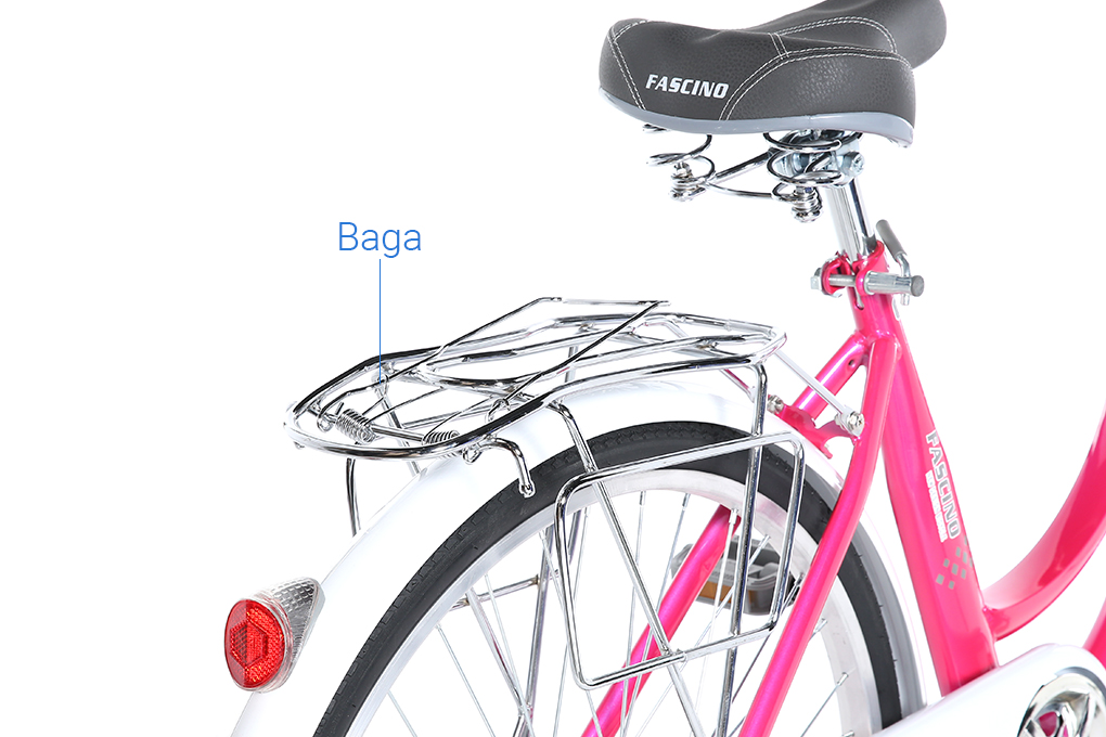 Xe Đạp Đường Phố City Fascino FM24 24 inch Màu Hồng