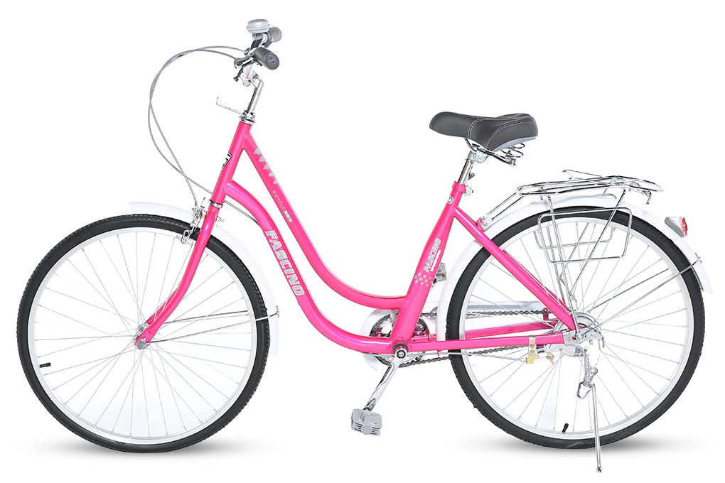 Xe Đạp Đường Phố City Fascino FM24 24 inch Màu Hồng