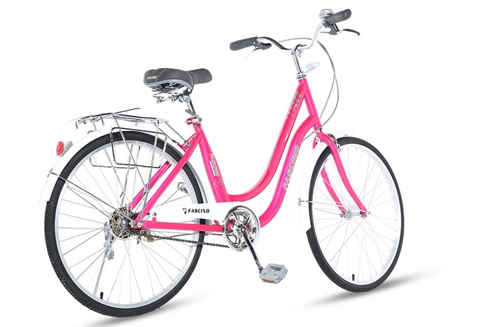 Xe Đạp Đường Phố City Fascino FM24 24 inch Màu Hồng
