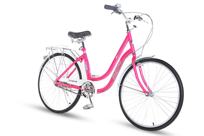 Xe Đạp Đường Phố City Fascino FM24 24 inch Màu Hồng