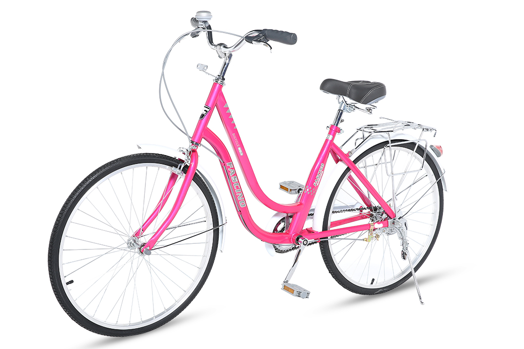 Xe Đạp Đường Phố City Fascino FM24 24 inch Màu Hồng