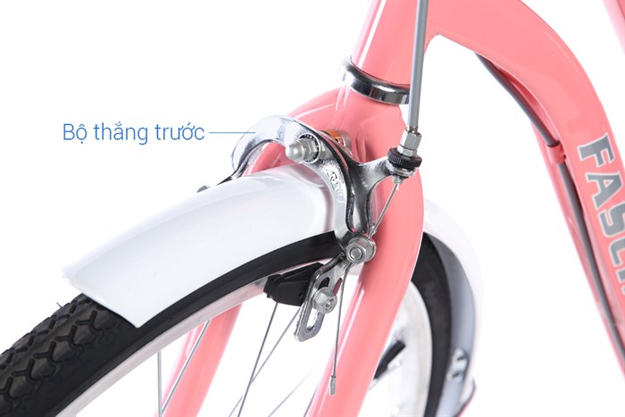 Xe Đạp Đường Phố City Fascino FM26 26 inch Màu Hồng nhạt