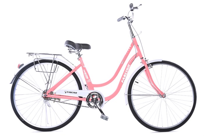 Xe Đạp Đường Phố City Fascino FM26 26 inch Màu Hồng nhạt