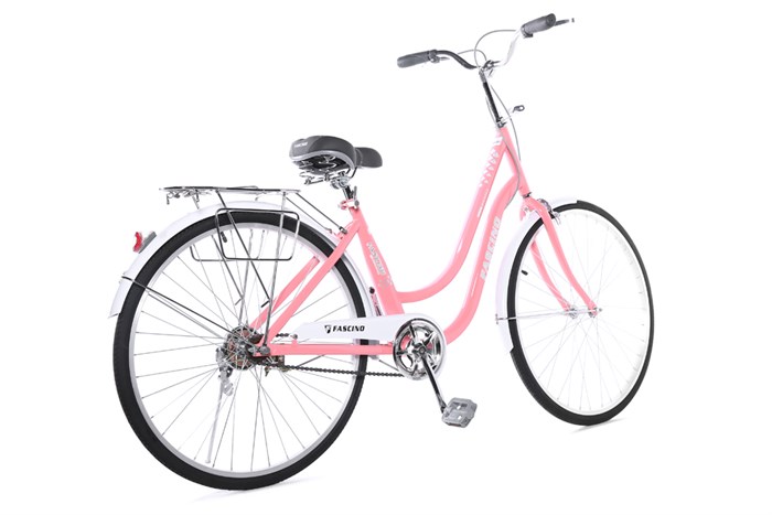 Xe Đạp Đường Phố City Fascino FM26 26 inch Màu Hồng nhạt