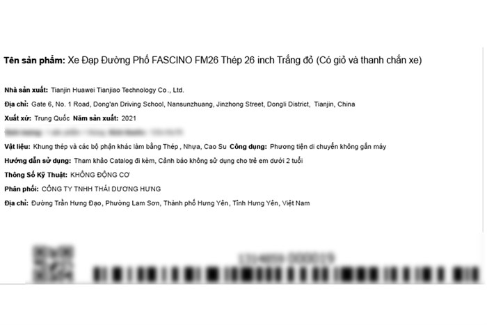 Xe Đạp Đường Phố City Fascino FM26 26 inch Màu Trắng - Đỏ