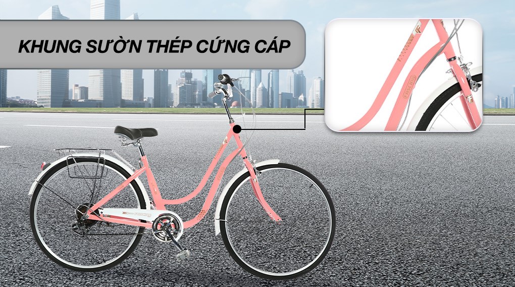Xe Đạp Đường Phố City Fascino FD26 26 inch