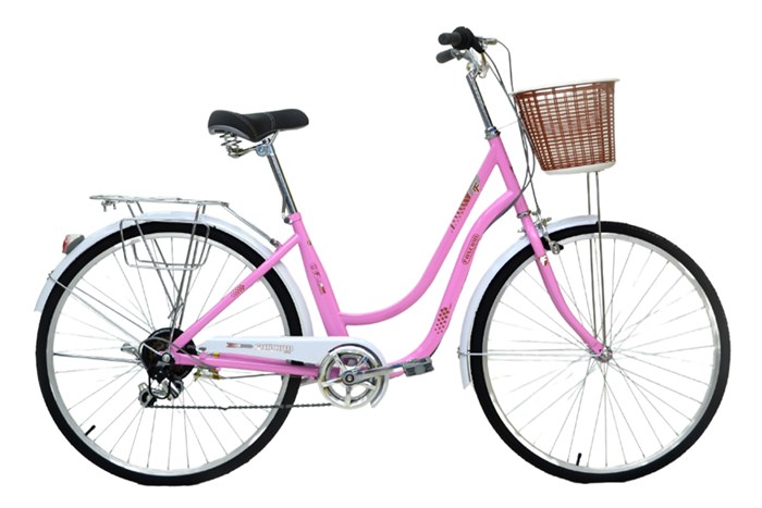 Xe Đạp Đường Phố City Fascino FD26 26 inch Màu Hồng phấn