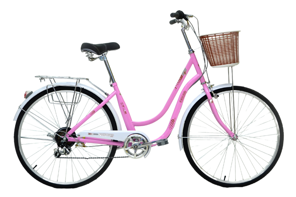 Xe Đạp Đường Phố City Fascino FD26 26 inch Màu Hồng phấn