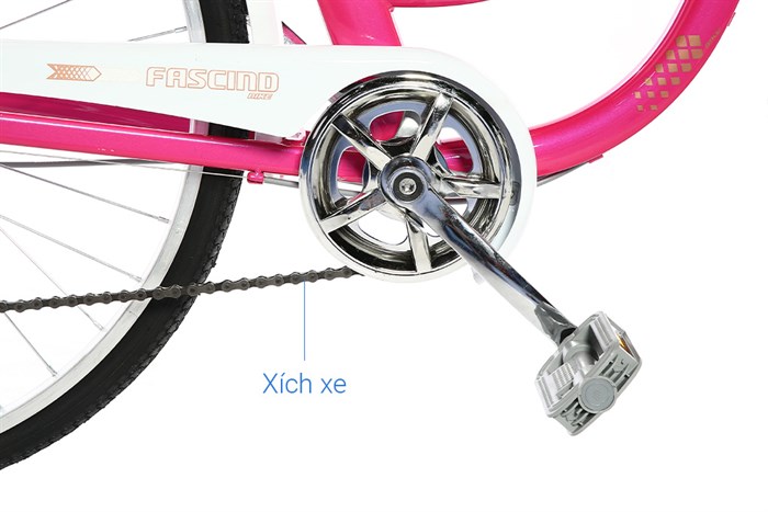 Xe Đạp Đường Phố City Fascino FD26 26 inch Màu Hồng