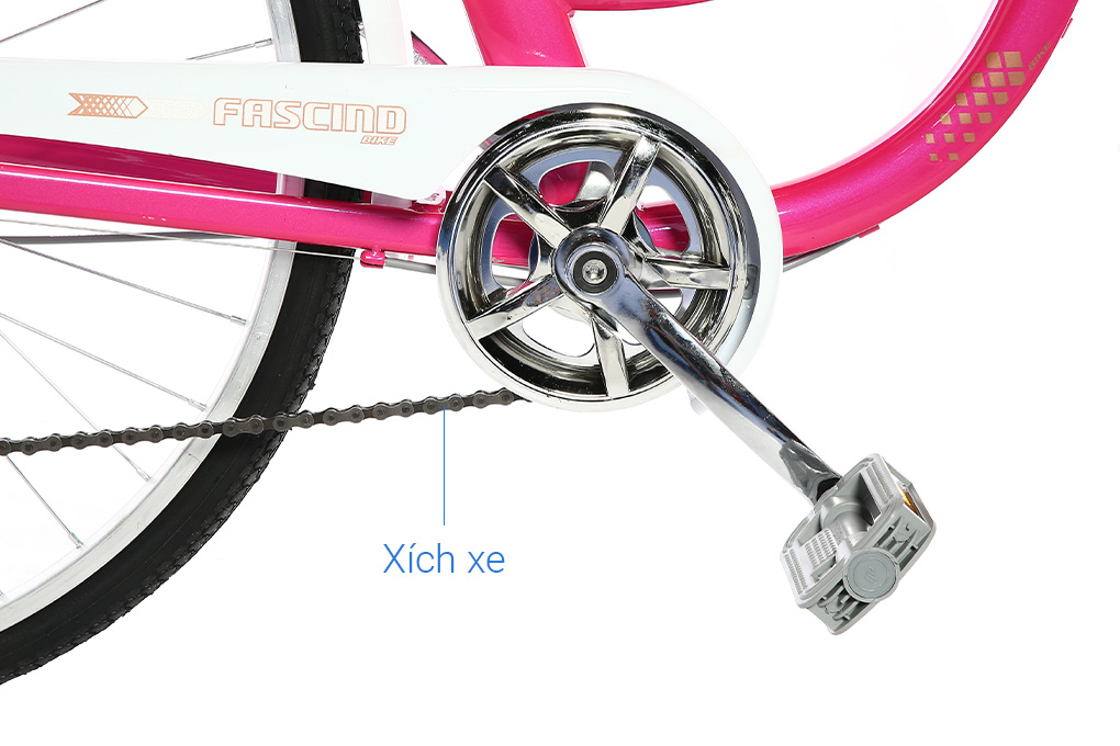 Xe Đạp Đường Phố City Fascino FD26 26 inch Màu Hồng