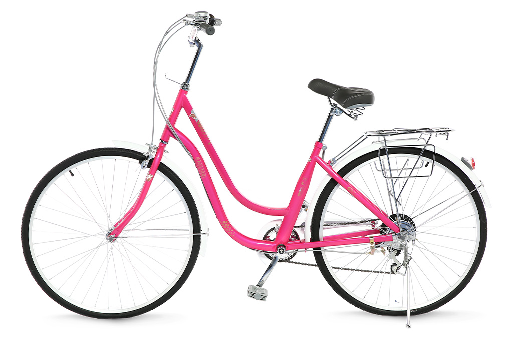 Xe Đạp Đường Phố City Fascino FD26 26 inch Màu Hồng