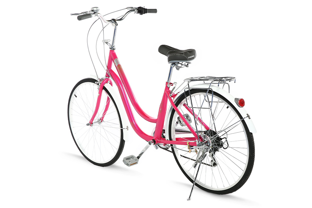 Xe Đạp Đường Phố City Fascino FD26 26 inch Màu Hồng