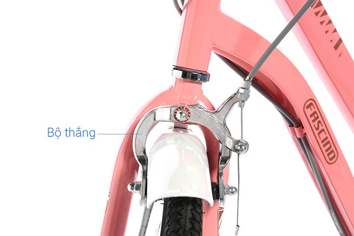 Xe Đạp Đường Phố City Fascino FD26 26 inch Màu Hồng nhạt