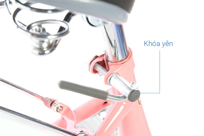 Xe Đạp Đường Phố City Fascino FD26 26 inch Màu Hồng nhạt