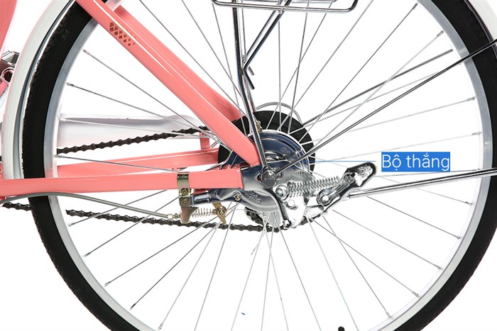 Xe Đạp Đường Phố City Fascino FD26 26 inch Màu Hồng nhạt