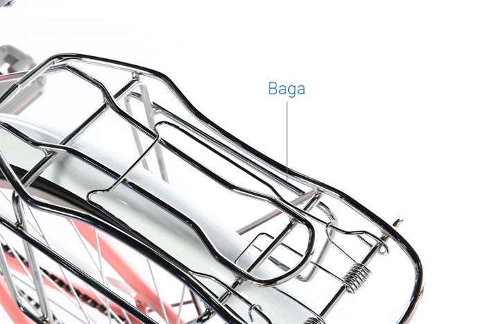 Xe Đạp Đường Phố City Fascino FD26 26 inch Màu Hồng nhạt