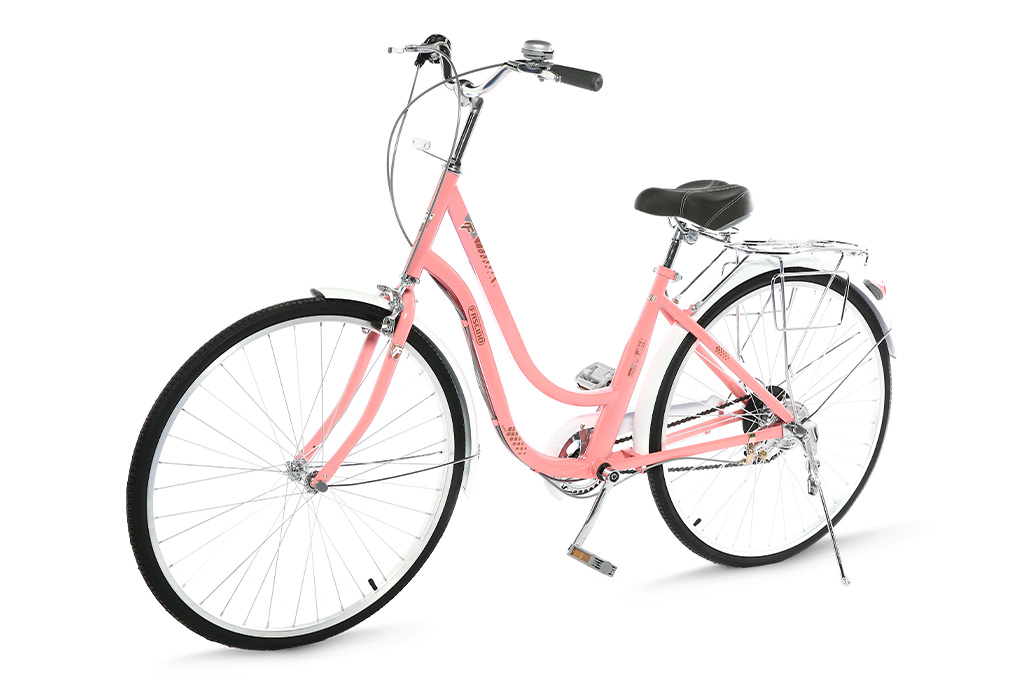 Xe Đạp Đường Phố City Fascino FD26 26 inch Màu Hồng nhạt
