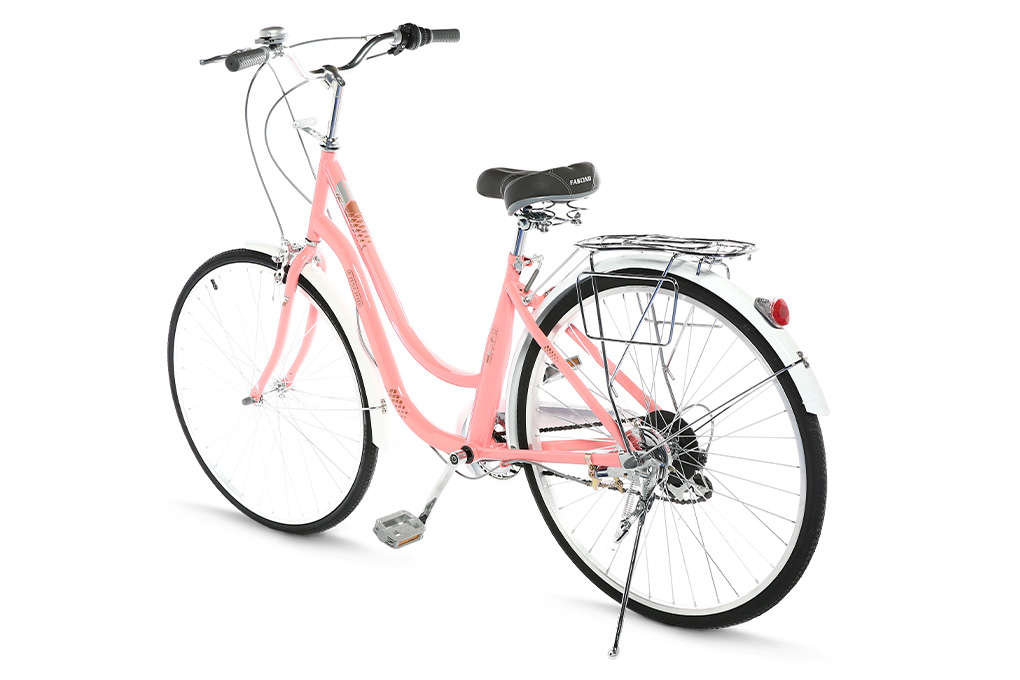 Xe Đạp Đường Phố City Fascino FD26 26 inch Màu Hồng nhạt