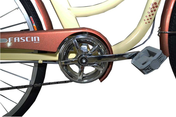 Xe Đạp Đường Phố City Fascino FD26 26 inch Màu Nâu