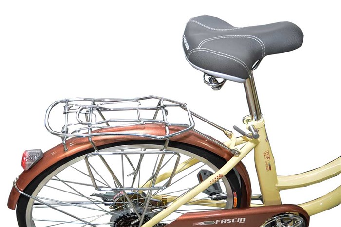 Xe Đạp Đường Phố City Fascino FD26 26 inch Màu Nâu