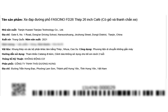 Xe Đạp Đường Phố City Fascino FD26 26 inch Màu Nâu