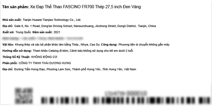Xe Đạp Thể Thao Road Fascino FR700 27.5 inch