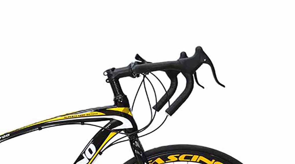 Xe đạp thể thao Road Fascino FR700 27.5 inch Vàng thiết kế ghi đông có sừng thể thao