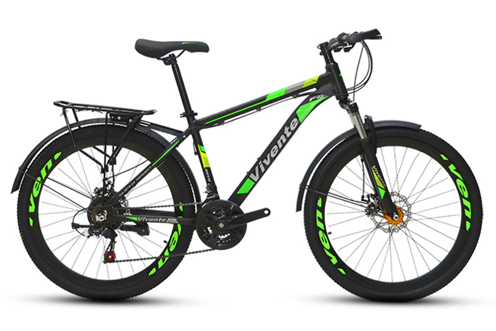Xe Đạp Địa Hình MTB Vivente 26F2 26 inch Màu Xanh lá