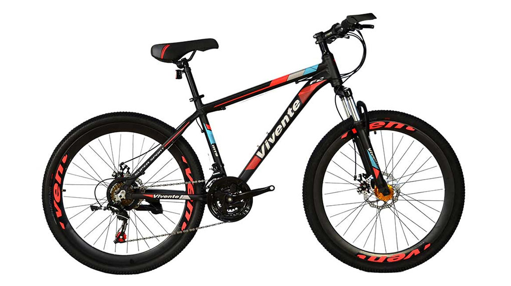 Xe đạp địa hình MTB Vivente 26F2 26 inch Đỏ có thiết kế thể thao, năng động