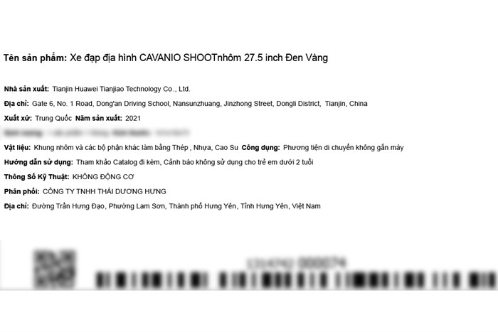 Xe Đạp Địa Hình MTB Cavanio Shoot 27.5 inch