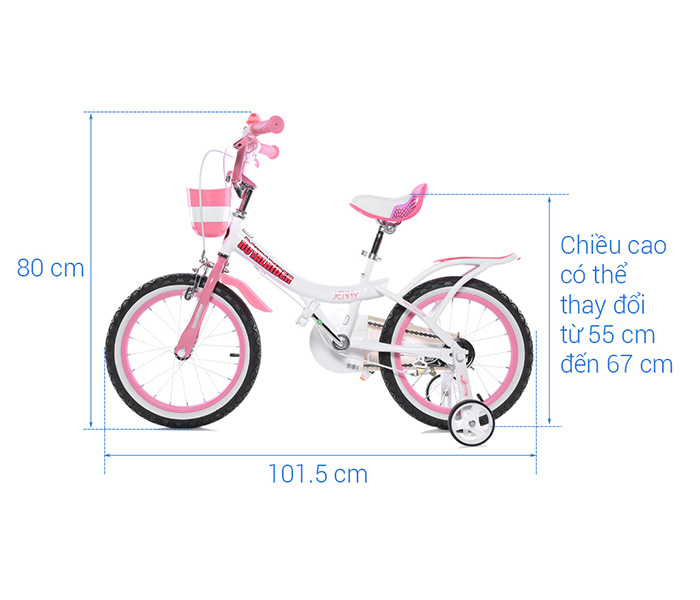 Xe đạp trẻ em RoyalBaby Jenny RB16G-4 16 inch