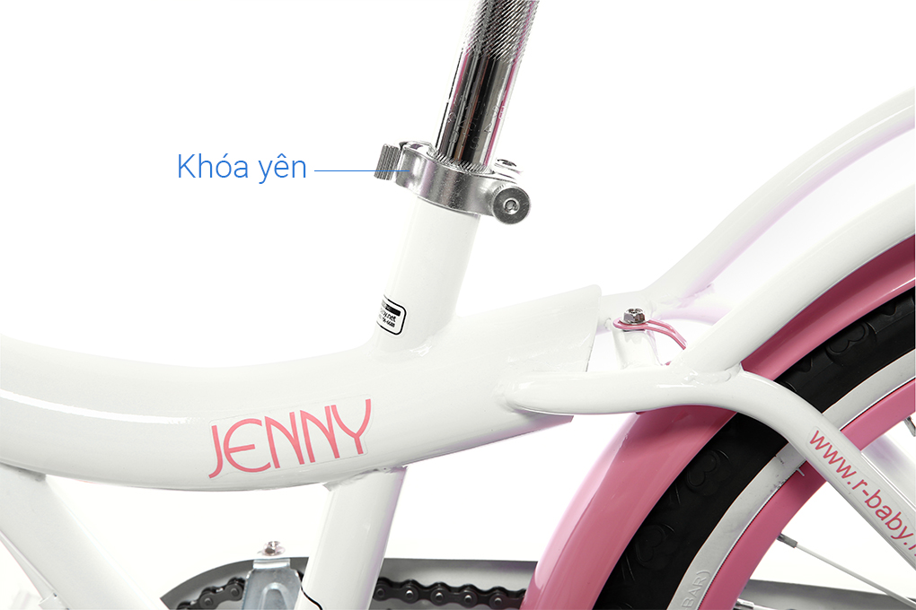Xe đạp trẻ em RoyalBaby Jenny RB20G-4 20 inch Màu Trắng