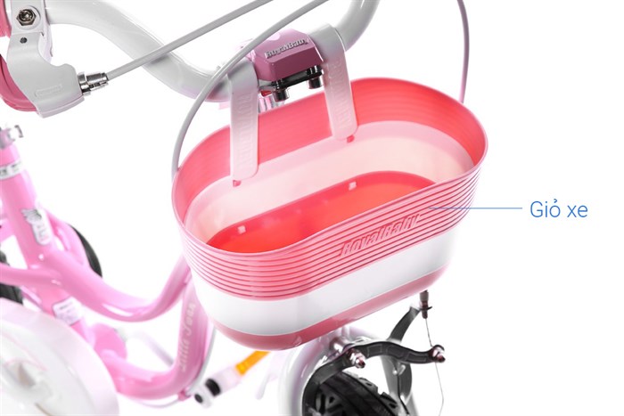 Xe Đạp Trẻ Em Royal Baby Little Swan RB14-1 14 inch Màu Hồng